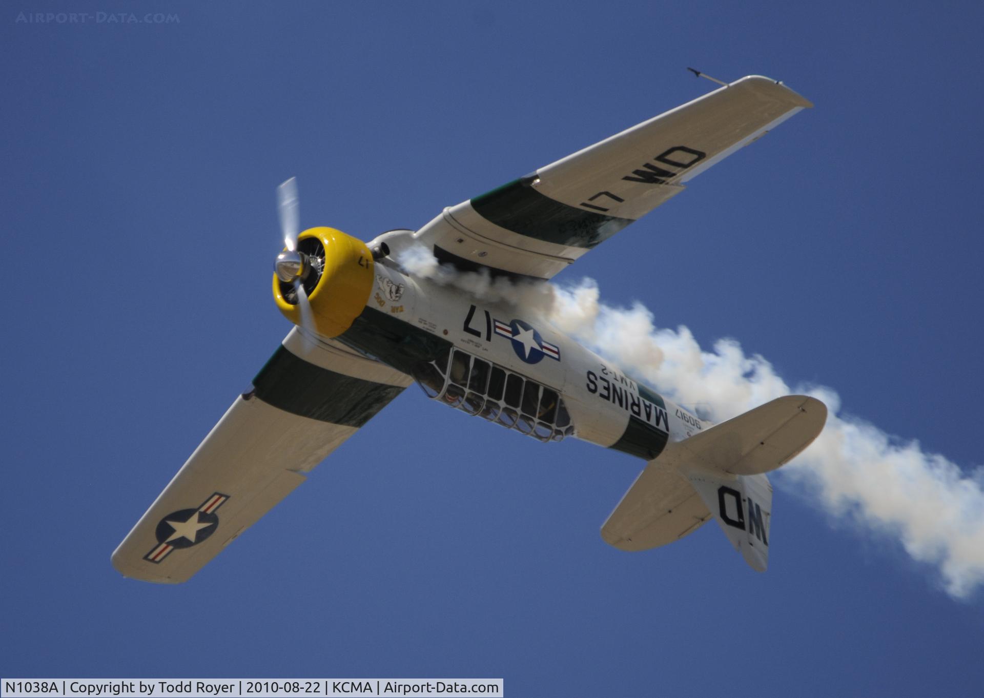 N1038A, 1944 North American SNJ-5 Texan C/N 90917 (121-41633), 2010 CAMARILLO AIRSHOW