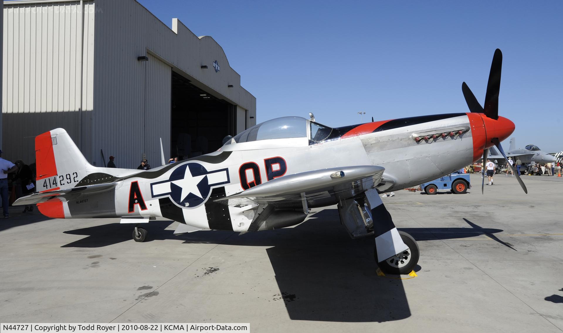 N44727, 1944 North American P-51D Mustang C/N 122-39198, 2010 CAMARILLO AIRSHOW