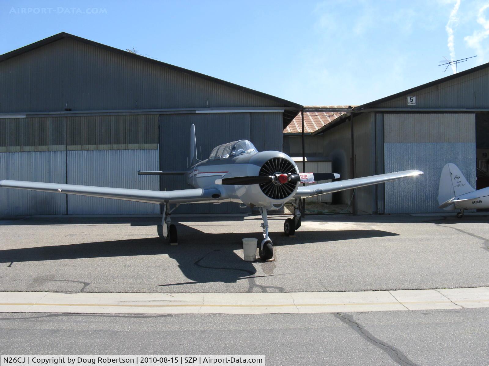 N26CJ, 1977 Nanchang CJ-6A C/N 1832046, 1966 Nanchang China CJ-6A, Huosai 6JIA 9 cylinder radial 285 Hp