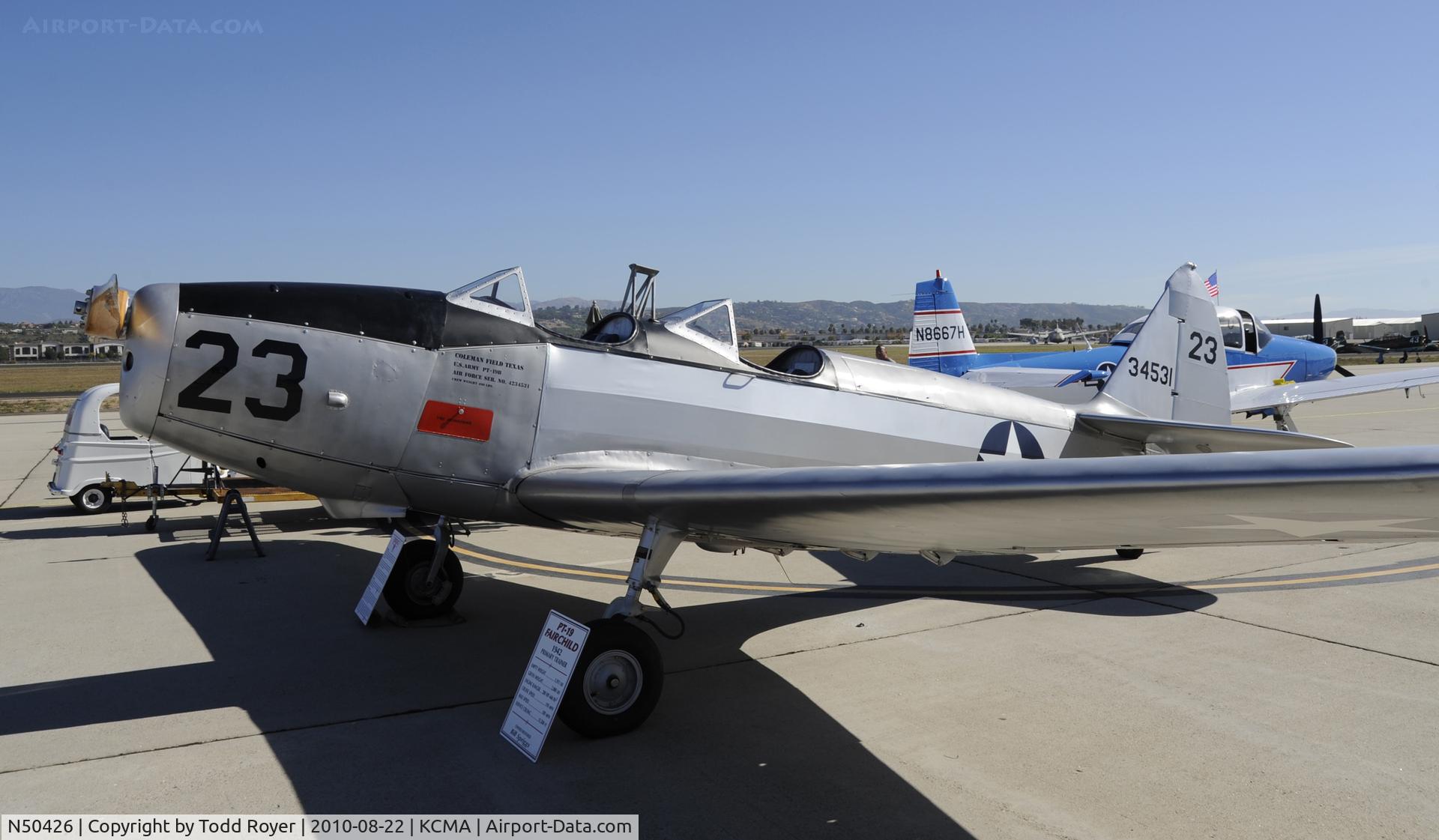 N50426, 1943 Fairchild M-62A-3 Cornell II C/N T43-5197, 2010 CAMARILLO AIRSHOW