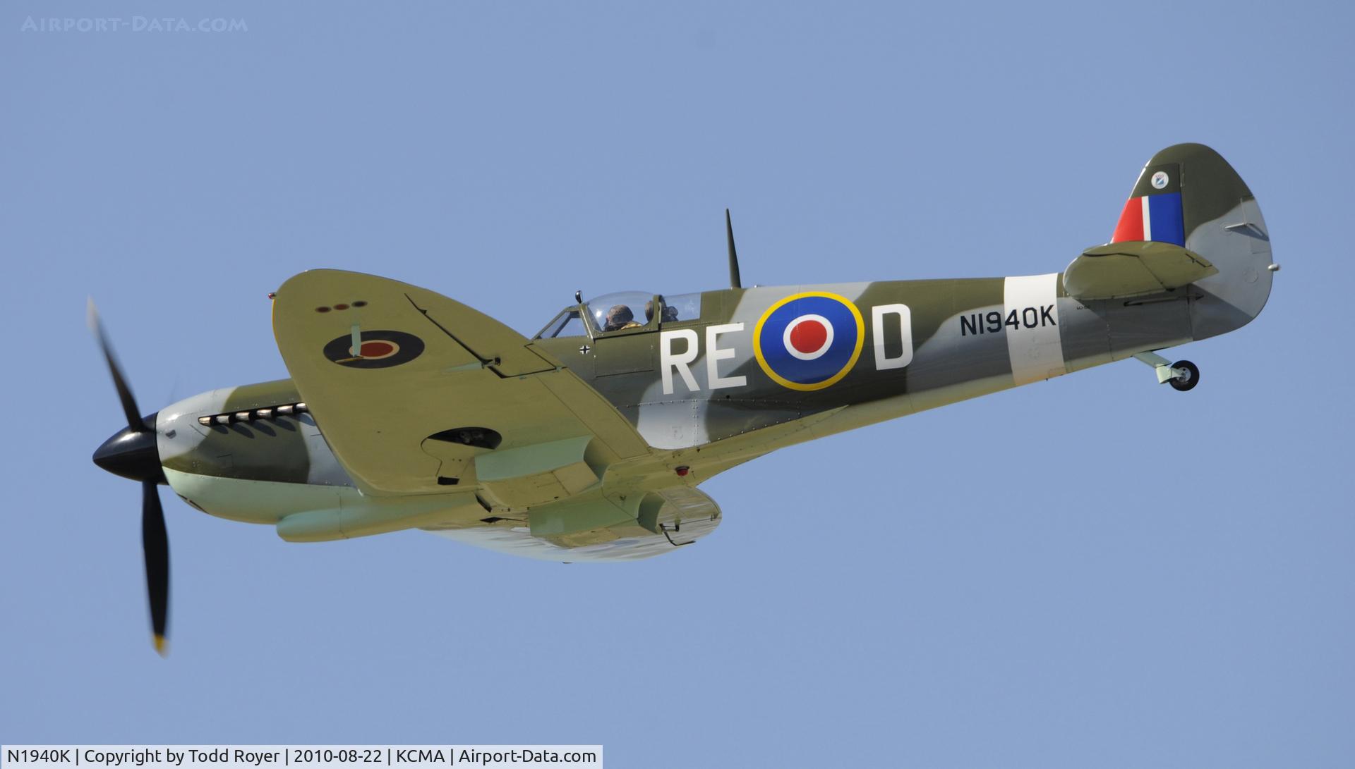 N1940K, 2003 Jurca MJ-100 Spitfire C/N MK9EX, 2010 CAMARILLO AIRSHOW