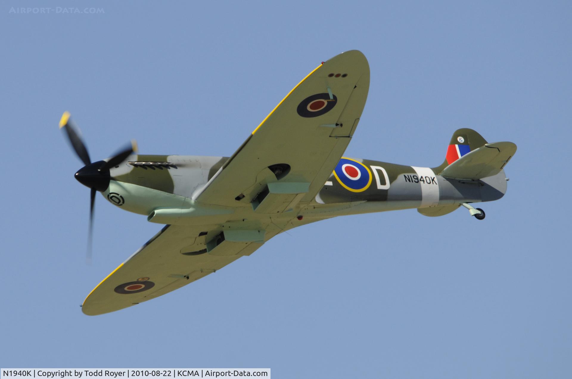 N1940K, 2003 Jurca MJ-100 Spitfire C/N MK9EX, 2010 CAMARILLO AIRSHOW