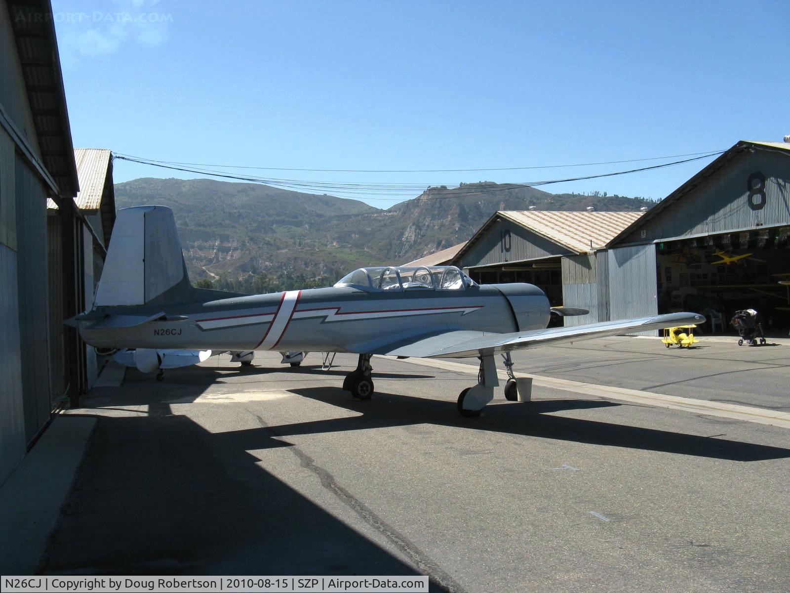 N26CJ, 1977 Nanchang CJ-6A C/N 1832046, 1966 Nanchang China CJ6A, Huosai 6JIA 9 cylinder radial 285 Hp