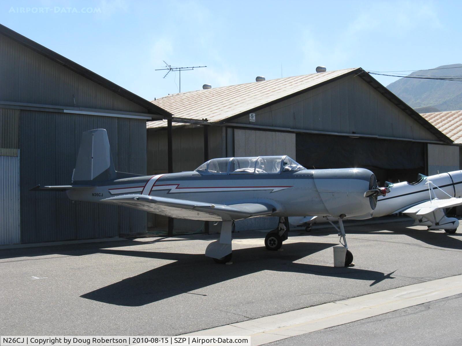 N26CJ, 1977 Nanchang CJ-6A C/N 1832046, 1966 Nanchang China CJ6A, Huosai 6JIA 9 cylinder radial 285 Hp