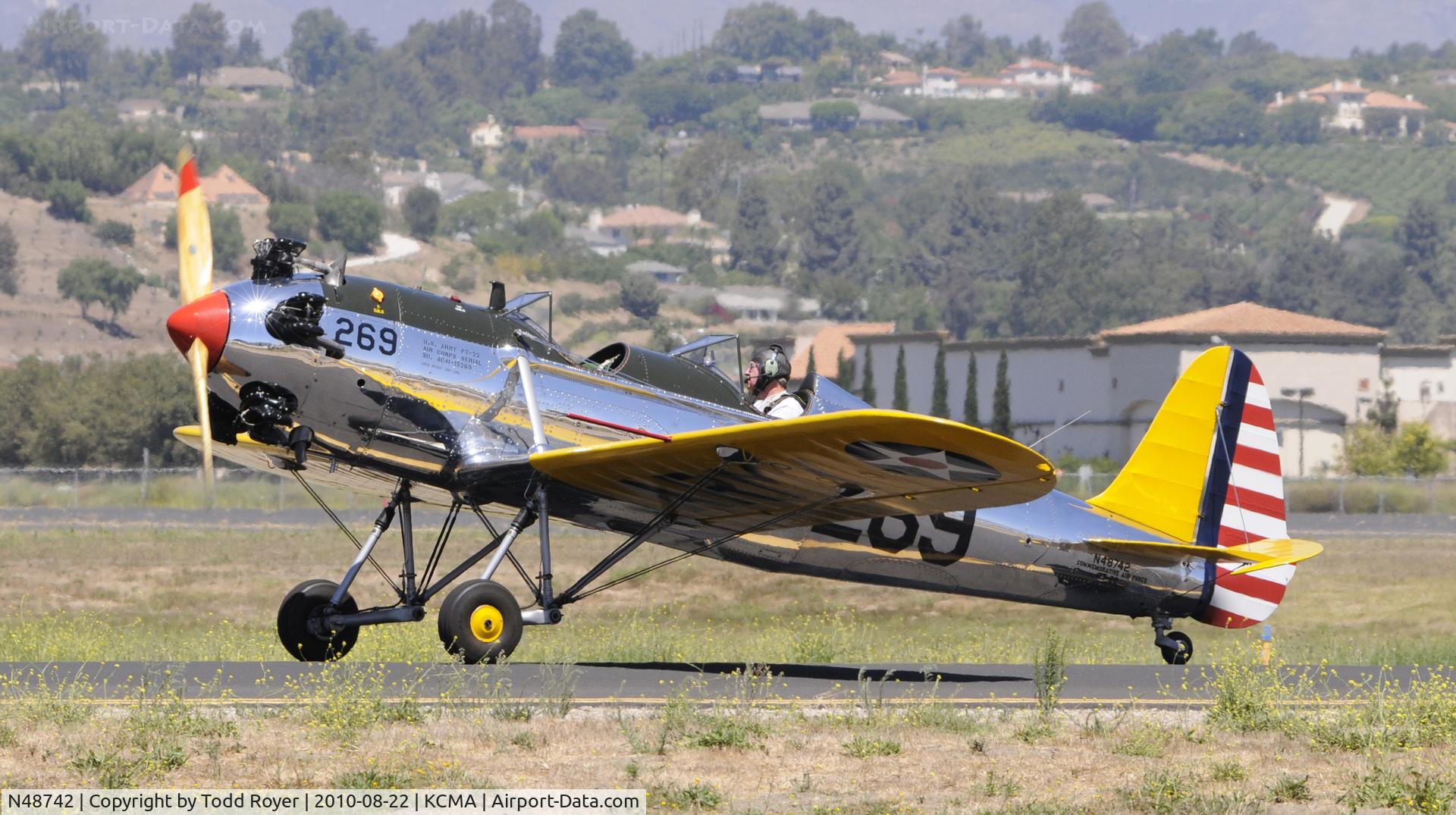 N48742, 1941 Ryan Aeronautical ST3KR C/N 1298, 2010 CAMARILLO AIRSHOW