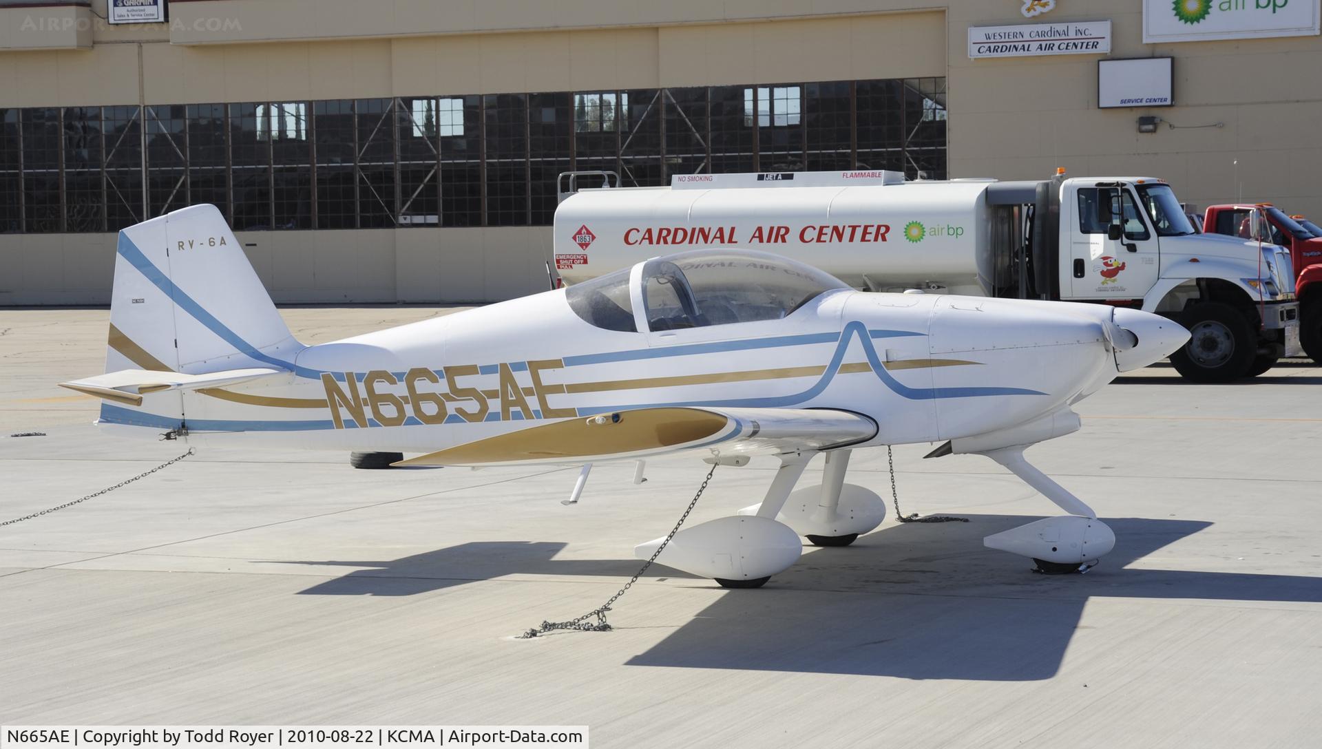 N665AE, Vans RV-6A C/N 25664, 2010 CAMARILLO AIRSHOW