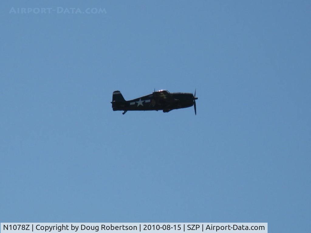 N1078Z, 1963 Grumman F6F-5 Hellcat C/N 27354801-66, 1963 S&S Special Grumman F6F-5 HELLCAT 'Minsi III', P&W R-1820-10W Double Wasp 18 cylinder 2,200 Hp