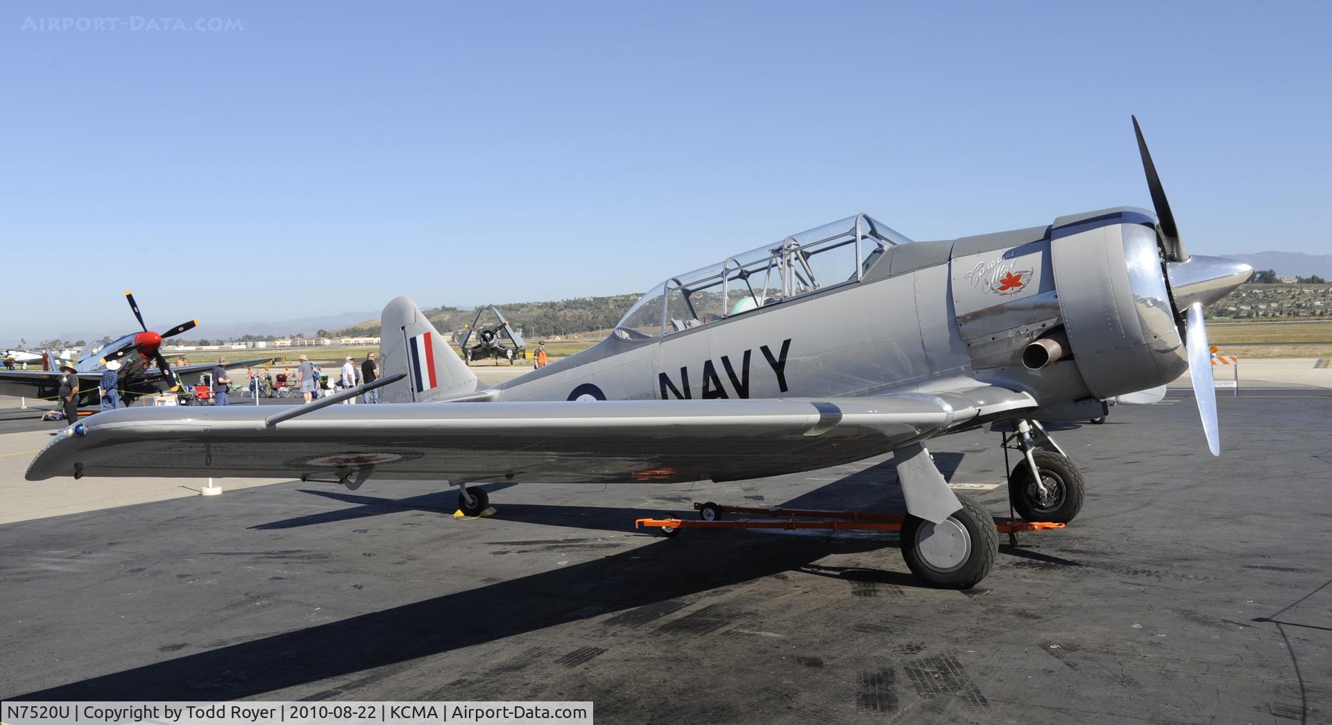 N7520U, 1952 Canadian Car & Foundry Harvard Mk.4 C/N CCF4-176, 2010 CAMARILLO AIR SHOW
