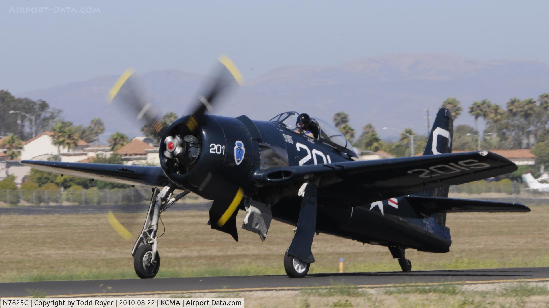 N7825C, 1948 Grumman F8F-2 (G58) Bearcat C/N D.1227, 2010 CAMARILLO AIRSHOW