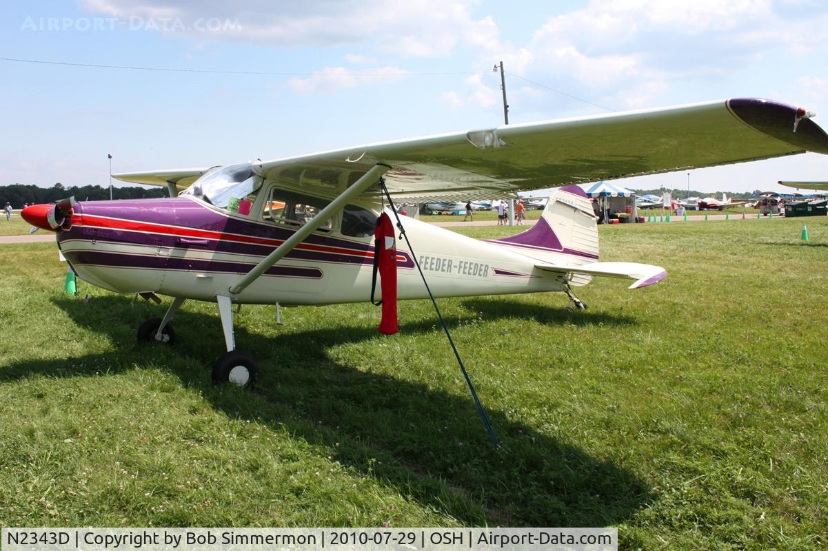 N2343D, 1952 Cessna 170B C/N 20495, Airventure 2010 - Oshkosh, Wisconsin