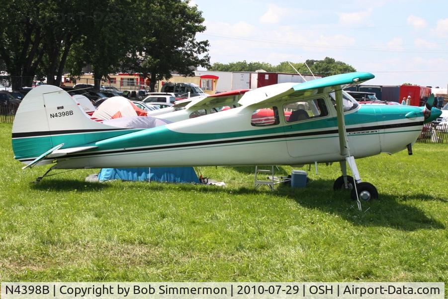 N4398B, 1955 Cessna 170B C/N 26742, Airventure 2010 - Oshkosh, Wisconsin