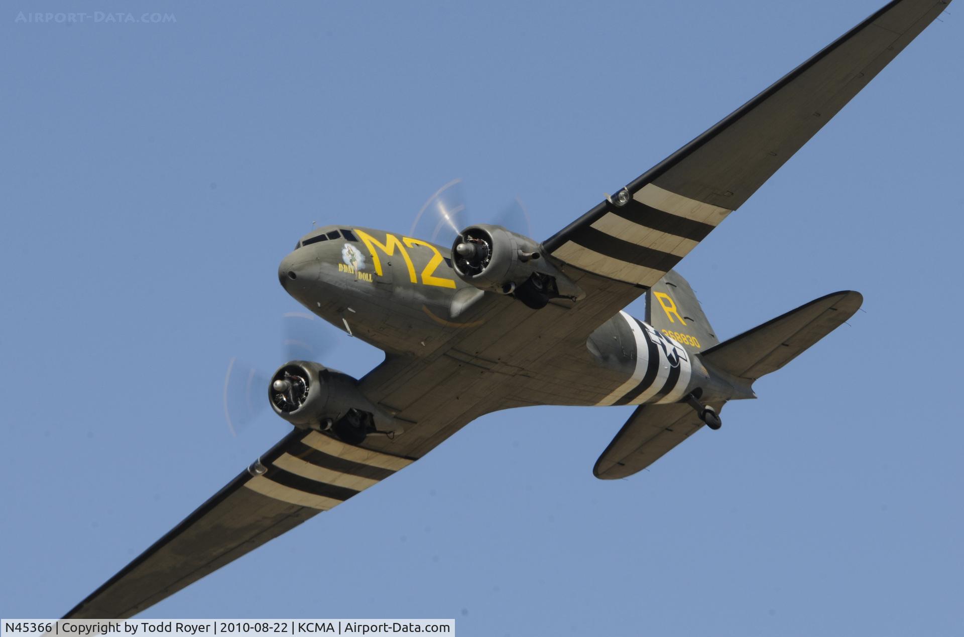 N45366, 1943 Douglas C-53D-DO Skytrooper (DC-3A) C/N 11757, 2010 CAMARILLO AIRSHOW