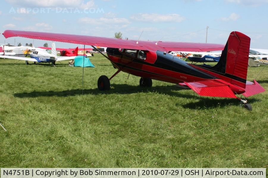 N4751B, 1955 Cessna 180 C/N 31649, Airventure 2010 - Oshkosh, Wisconsin