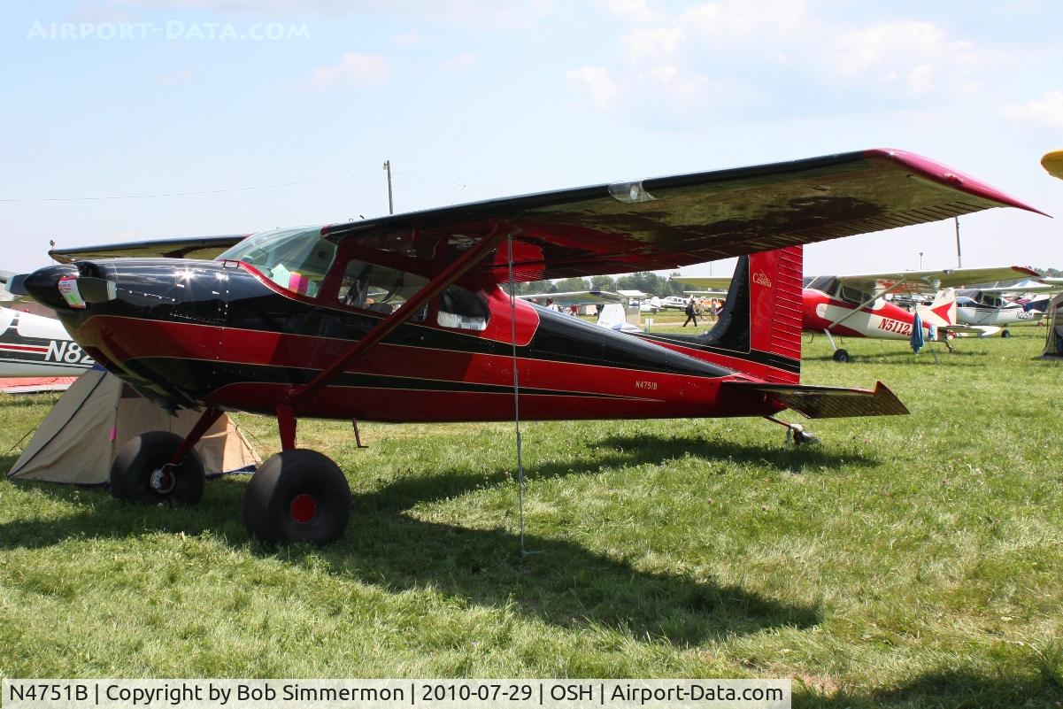 N4751B, 1955 Cessna 180 C/N 31649, Airventure 2010 - Oshkosh, Wisconsin