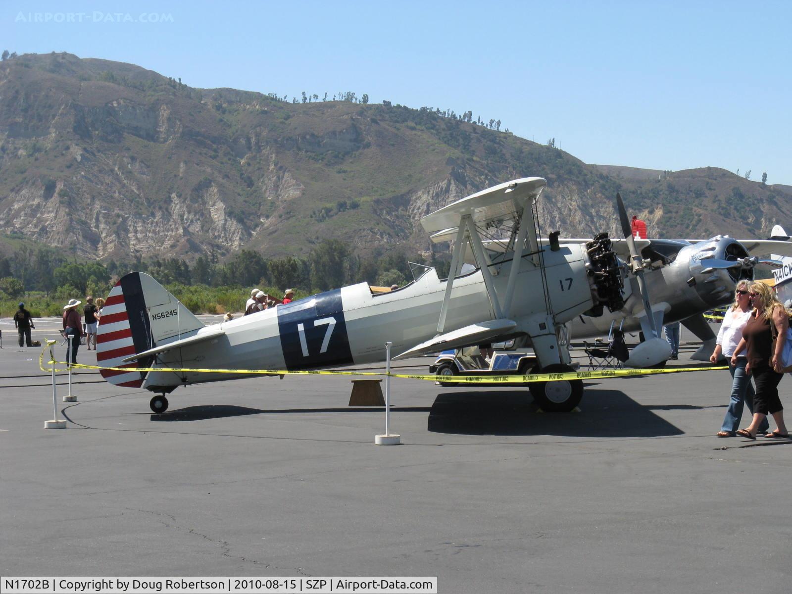 N1702B, 1942 Boeing PT-13D Kaydet (E75) C/N 75-5903, 1942 Boeing Stearman PT-13D 'Ruthies Doll', Continental W670 220 Hp