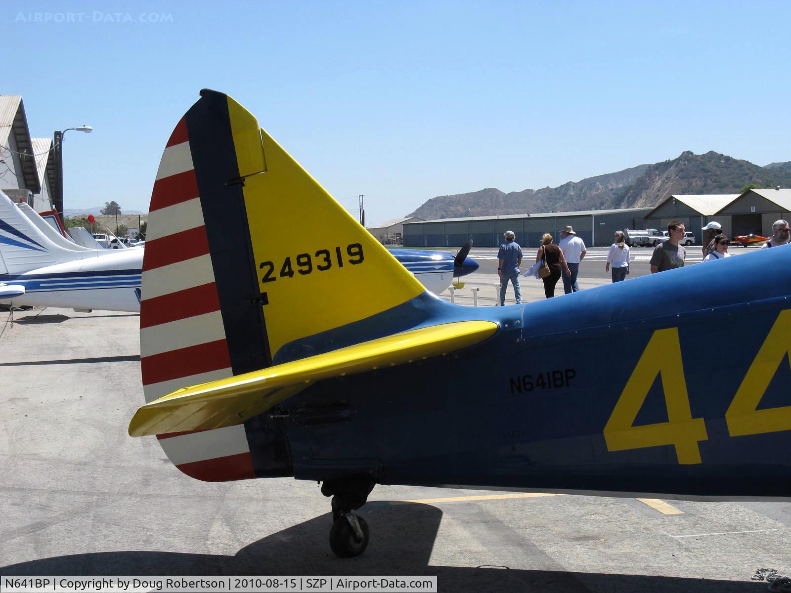 N641BP, Fairchild M-62A C/N 274HO, Fairchild M-62A CORNELL as PT-19A, Franklin Ranger 6-440-5 200 Hp, tail