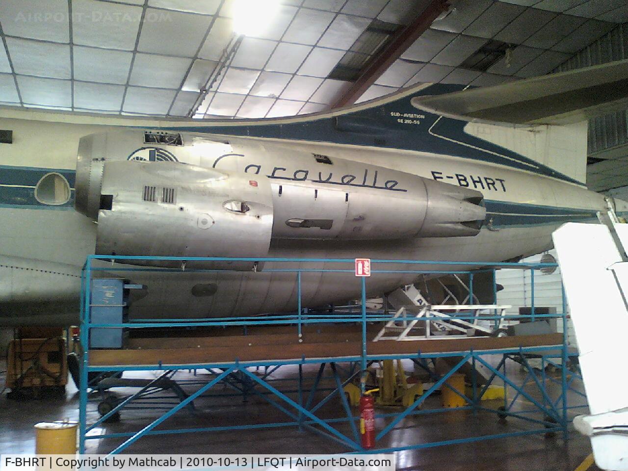 F-BHRT, 1960 Sud Aviation SE-210 Caravelle III C/N 55, SE 210 CARAVELLE TYPE III in Merville's hangar
