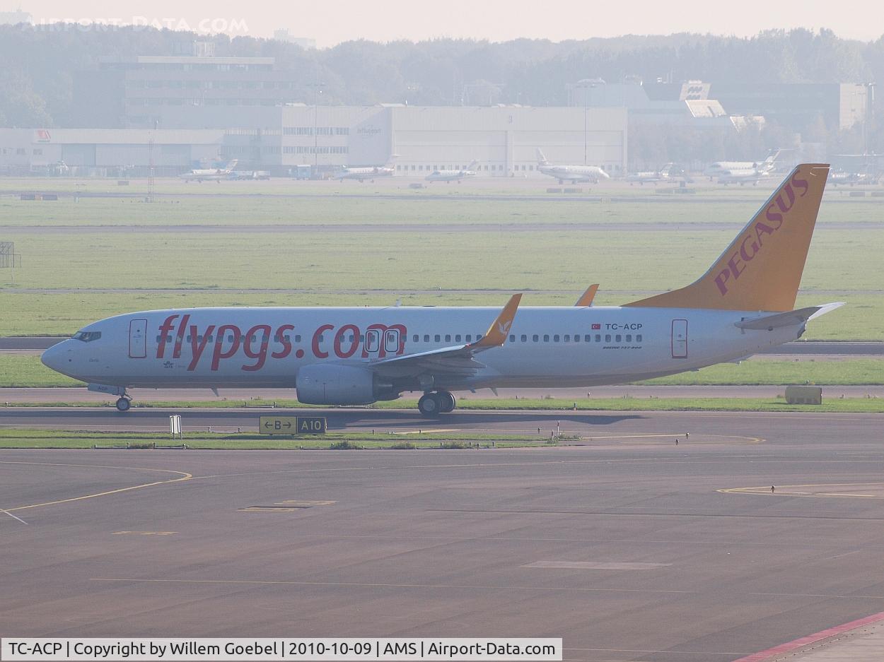 TC-ACP, 2010 Boeing 737-82R C/N 40697, Taxi to the runway 18L for take off.