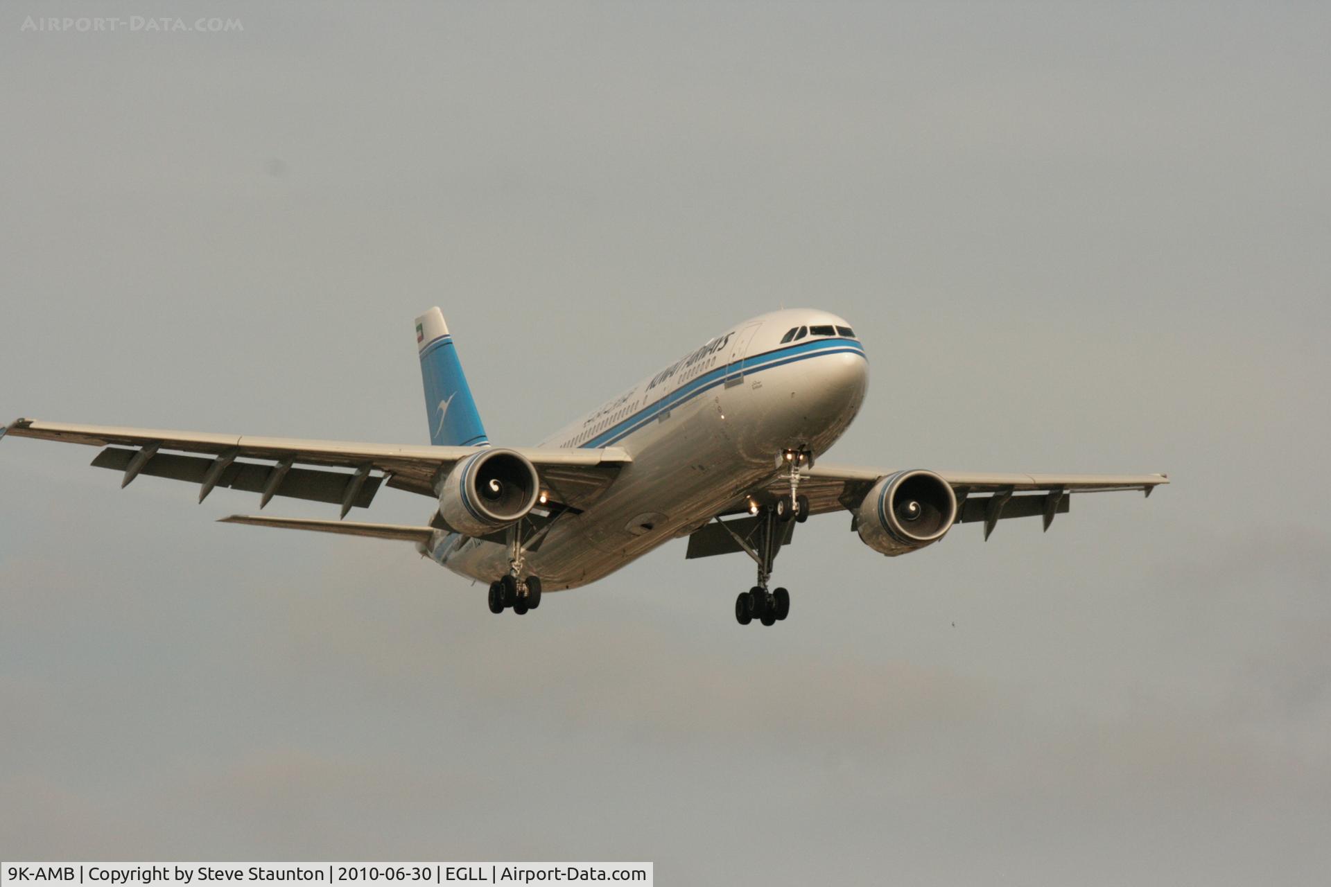9K-AMB, 1993 Airbus A300B4-605R C/N 694, Taken at Heathrow Airport, June 2010