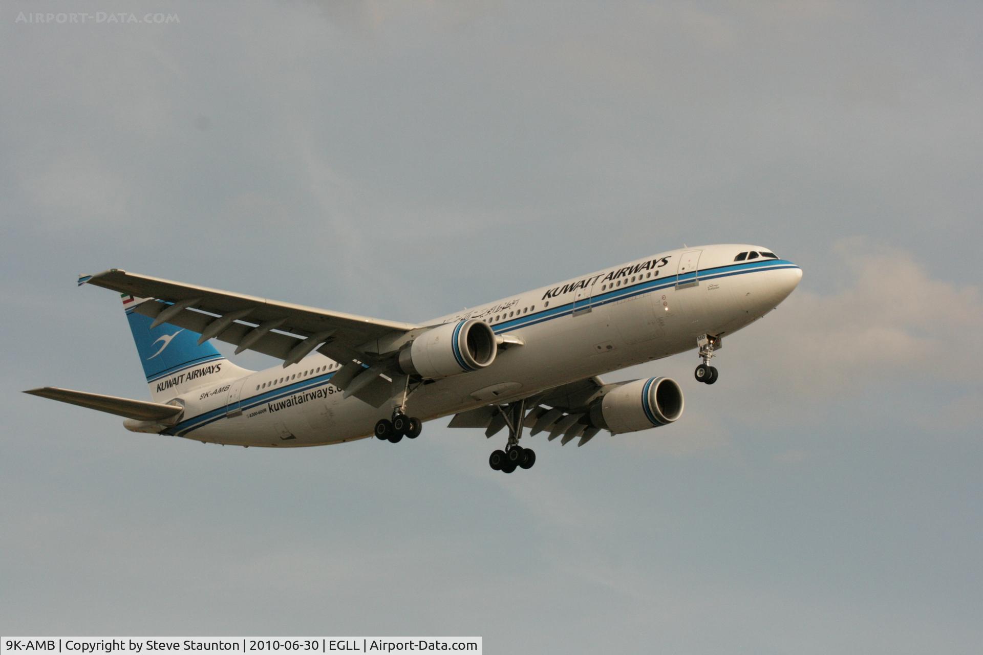9K-AMB, 1993 Airbus A300B4-605R C/N 694, Taken at Heathrow Airport, June 2010