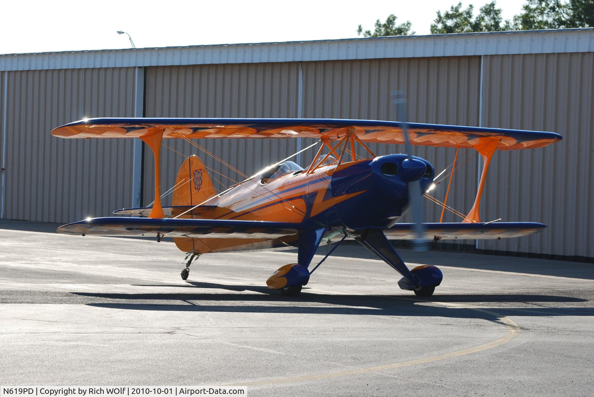 N619PD, Steen Skybolt C/N 001 (N619PD), Picture taken while taxiing out for the first flight.