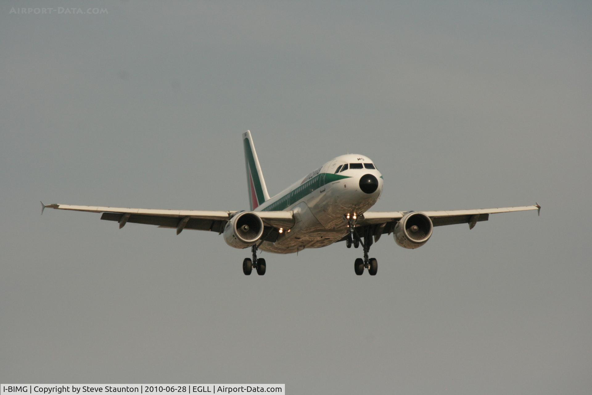 I-BIMG, 2003 Airbus A319-112 C/N 2086, Taken at Heathrow Airport, June 2010