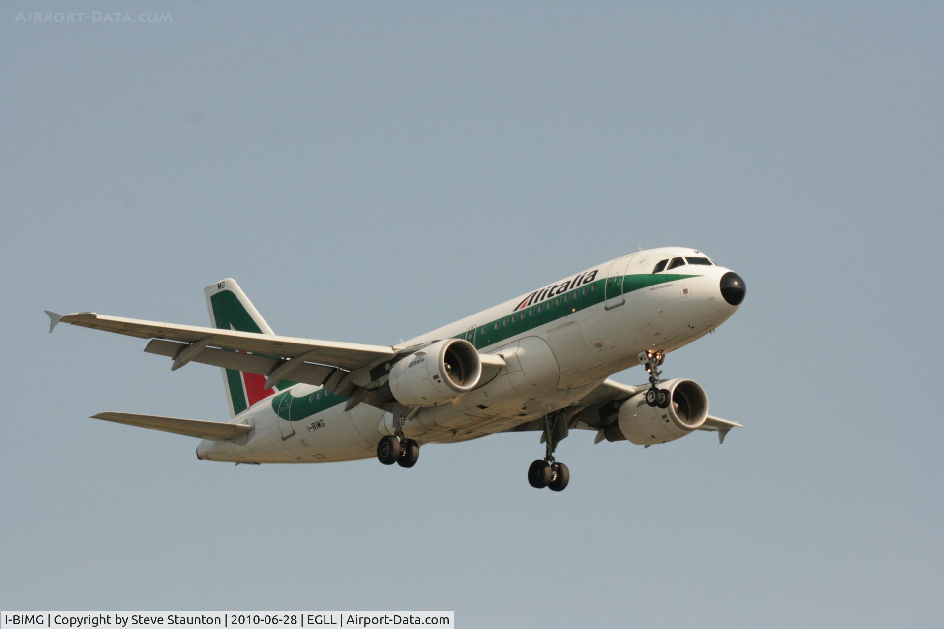 I-BIMG, 2003 Airbus A319-112 C/N 2086, Taken at Heathrow Airport, June 2010