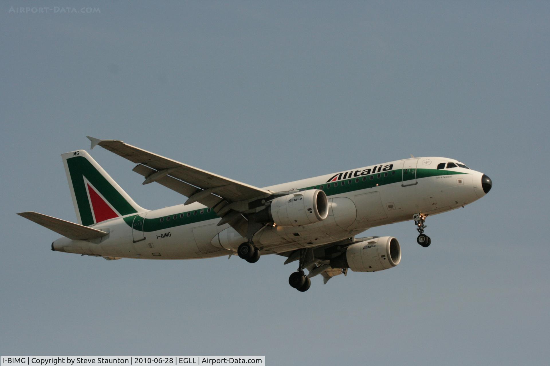 I-BIMG, 2003 Airbus A319-112 C/N 2086, Taken at Heathrow Airport, June 2010
