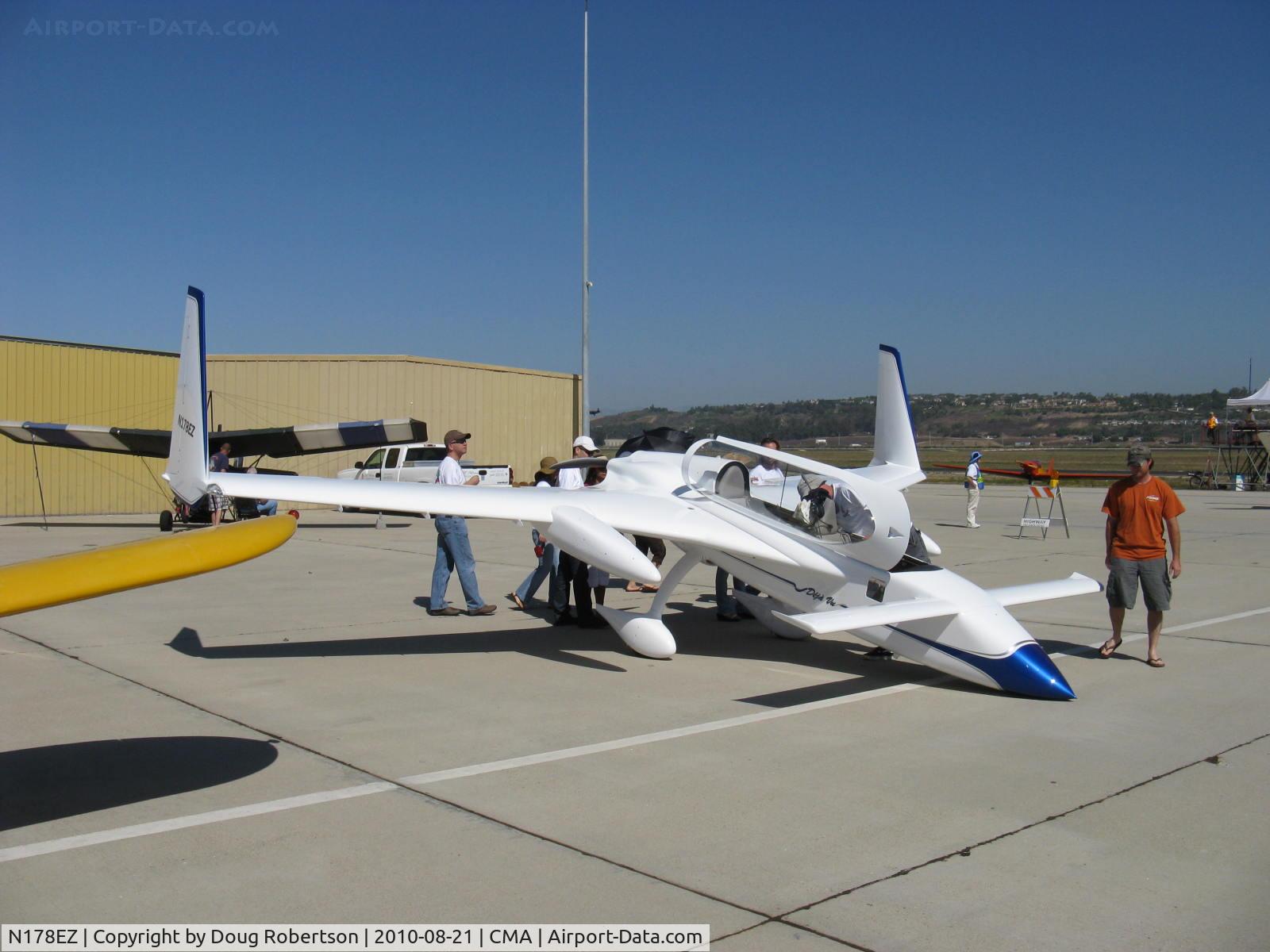 N178EZ, 2007 Rutan Long-Ez C/N 001, 2007 Stinemetze Rutan LONG EZE DEJA-VU canard, Lycoming O-320-D3G 160 Hp pusher
