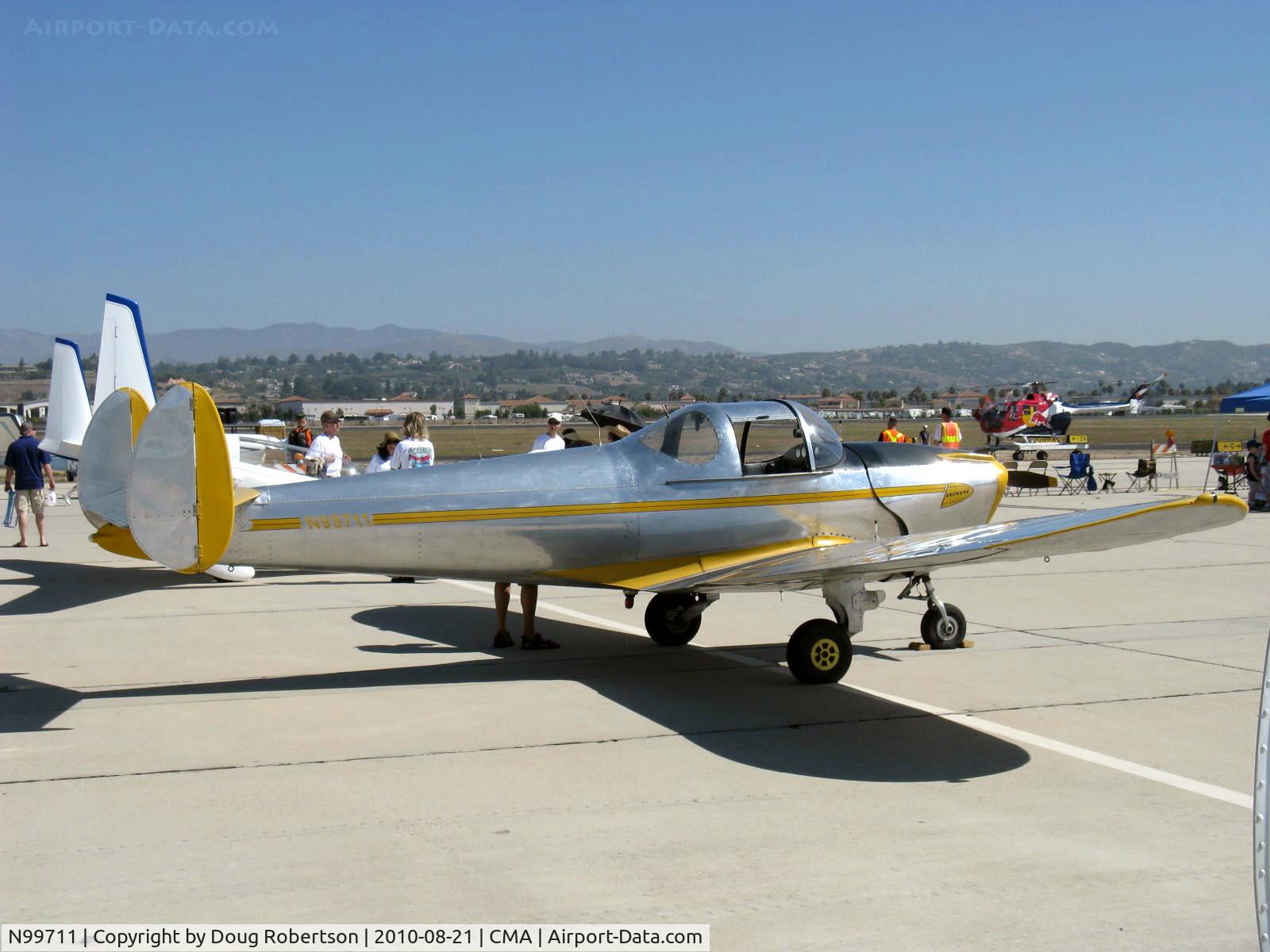 N99711, 1946 Erco 415D Ercoupe C/N 2334, 1946 ERCO ERCOUPE 415-D, Continental O-200 100 Hp upgrade