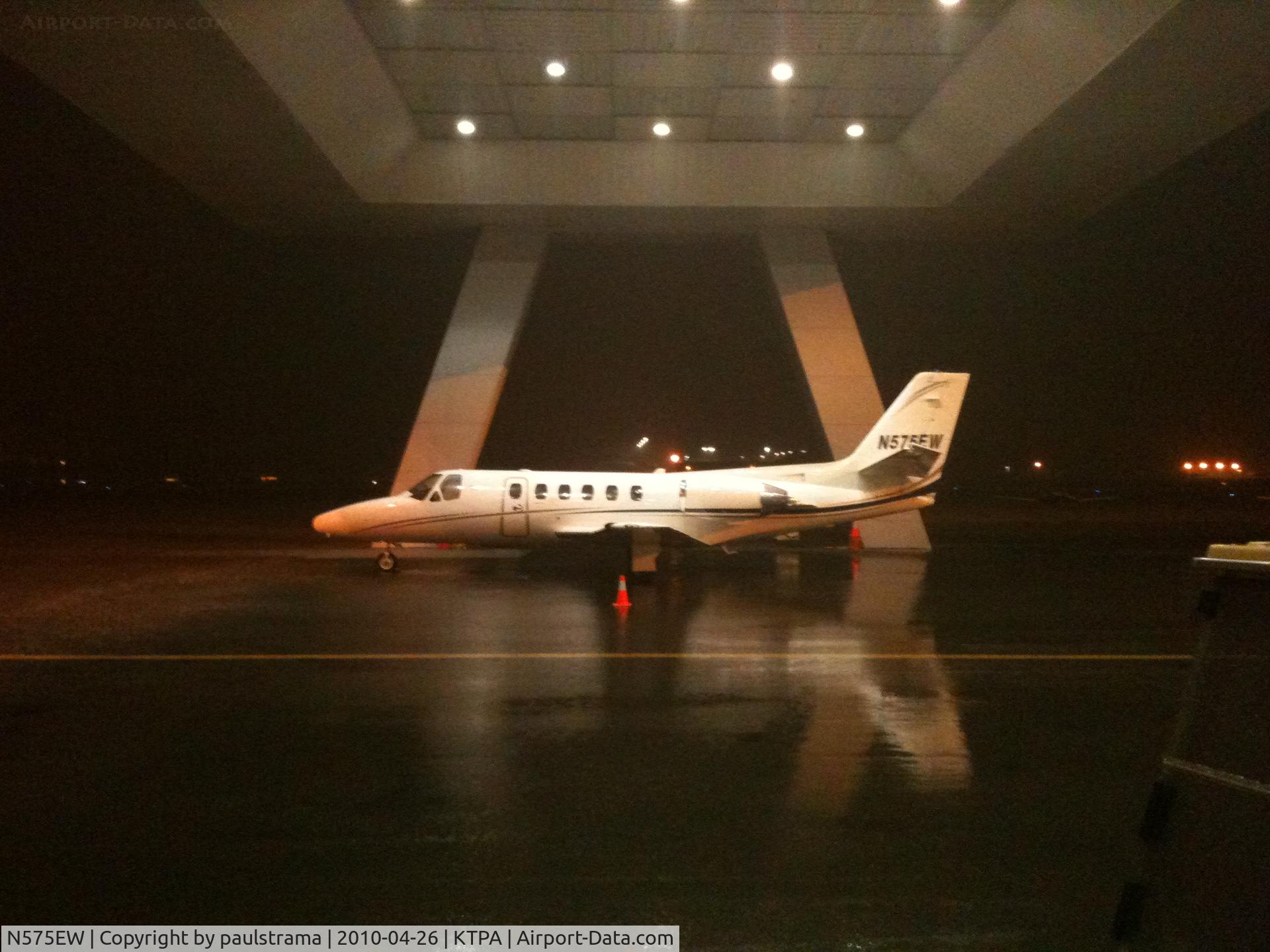N575EW, 1987 Cessna S550 Citation IIS C/N S550-0140, Taken during thunderstorm in Tampa