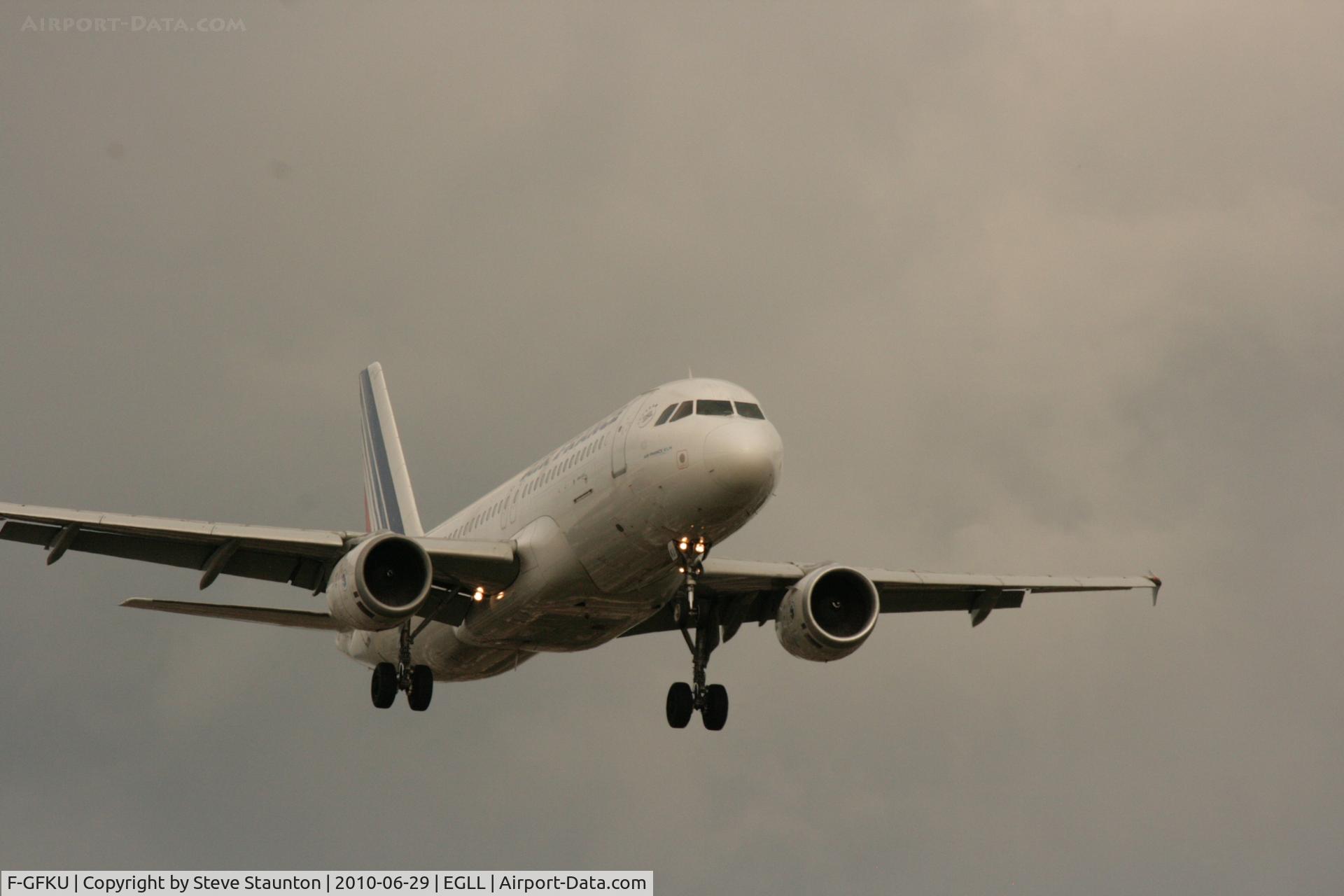 F-GFKU, 1991 Airbus A320-211 C/N 0226, Taken at Heathrow Airport, June 2010