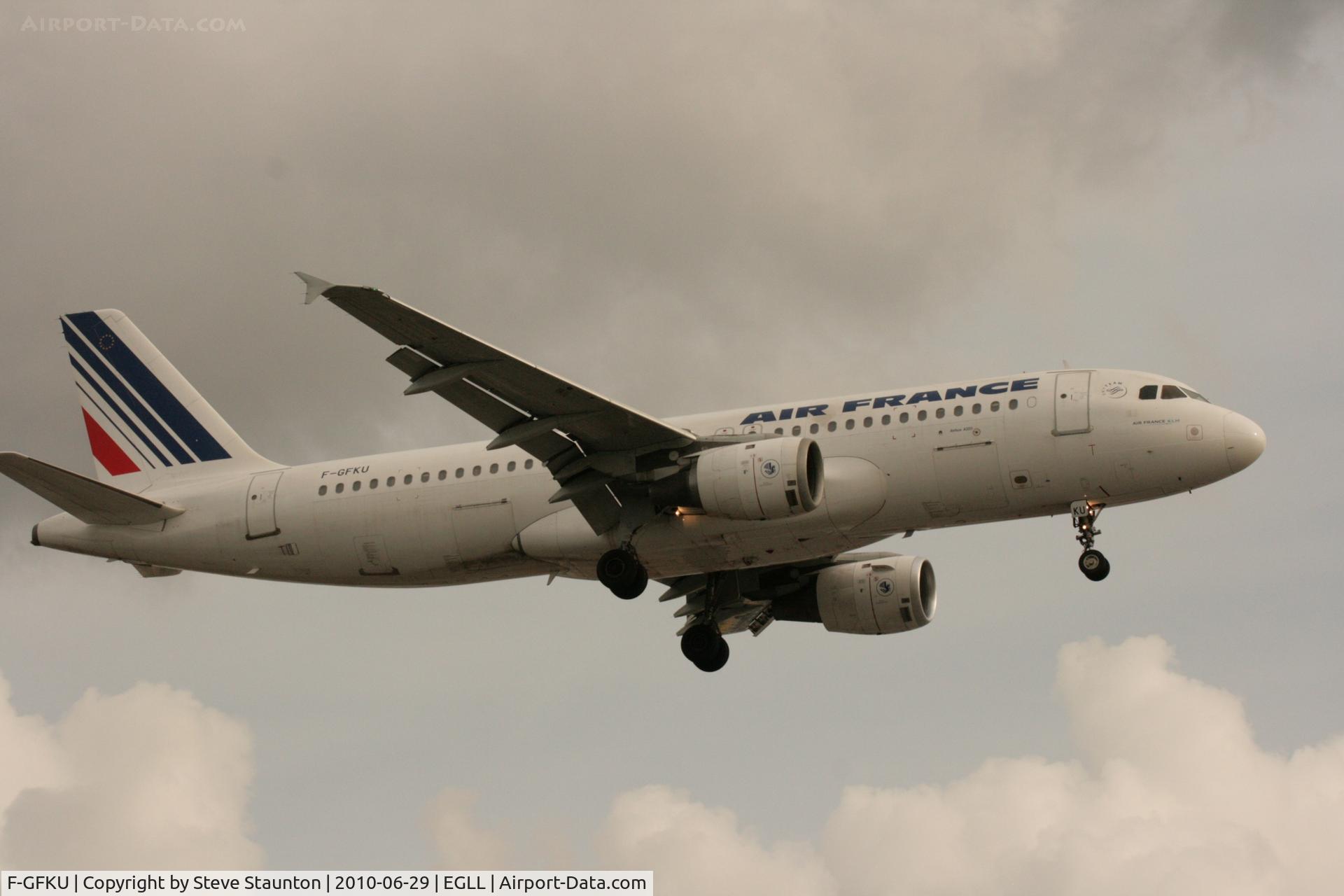 F-GFKU, 1991 Airbus A320-211 C/N 0226, Taken at Heathrow Airport, June 2010