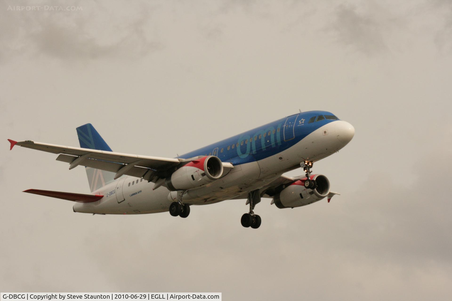 G-DBCG, 2005 Airbus A319-131 C/N 2694, Taken at Heathrow Airport, June 2010