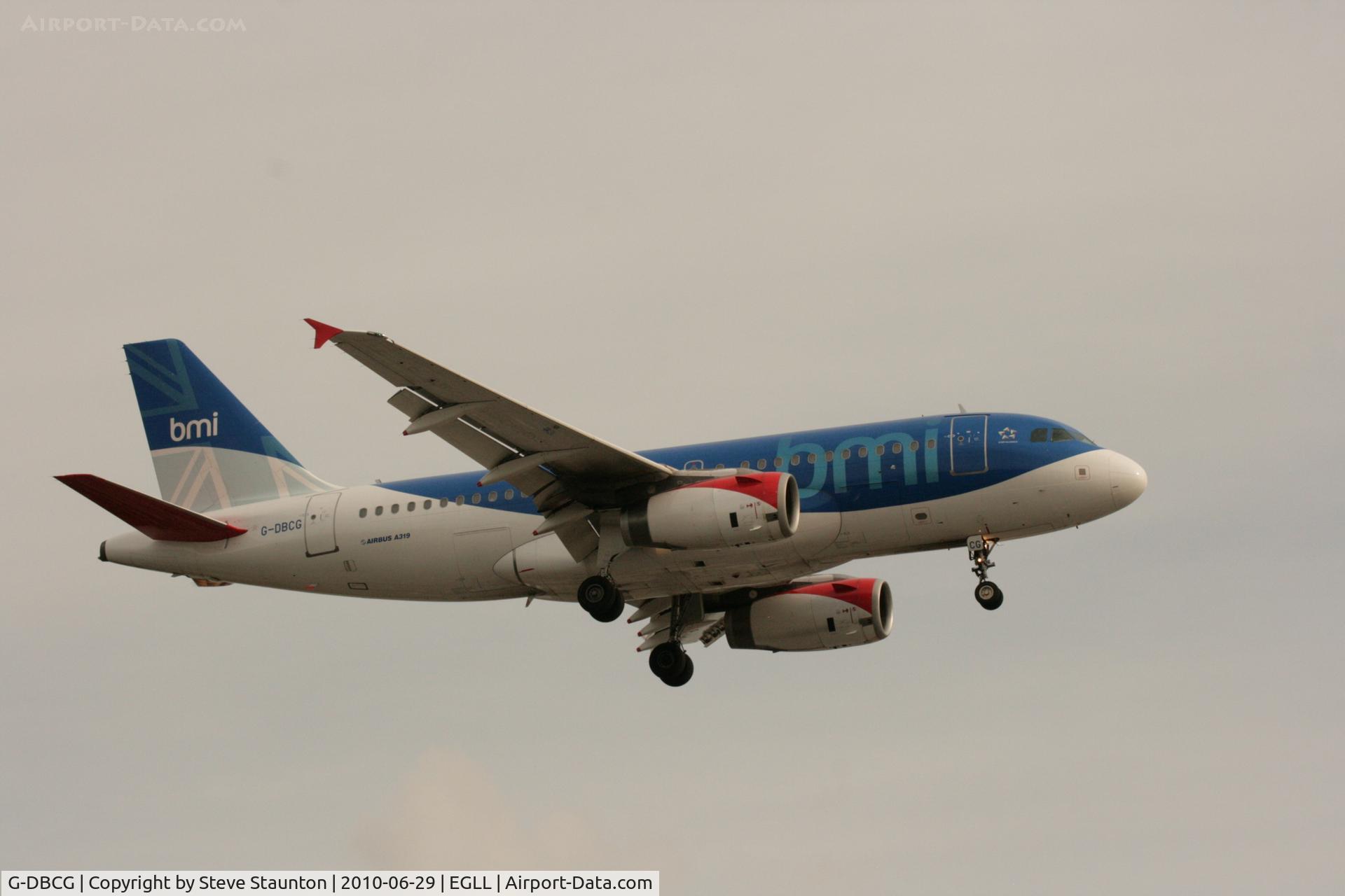 G-DBCG, 2005 Airbus A319-131 C/N 2694, Taken at Heathrow Airport, June 2010