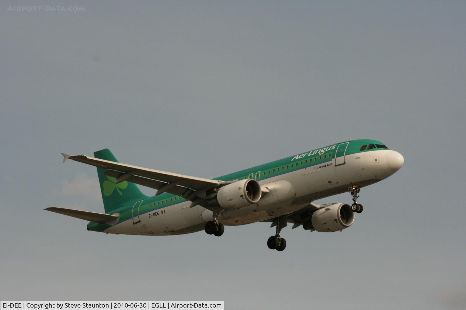 EI-DEE, 2004 Airbus A320-214 C/N 2250, Taken at Heathrow Airport, June 2010