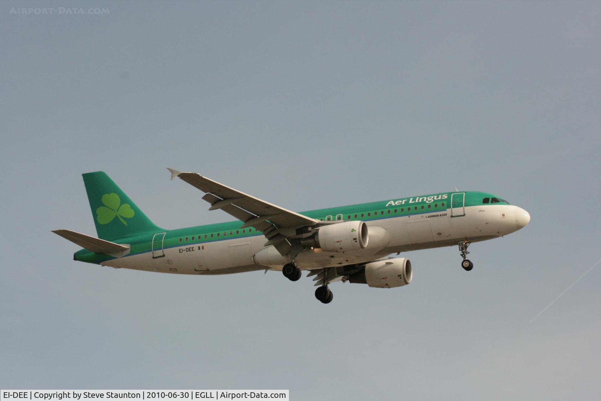 EI-DEE, 2004 Airbus A320-214 C/N 2250, Taken at Heathrow Airport, June 2010