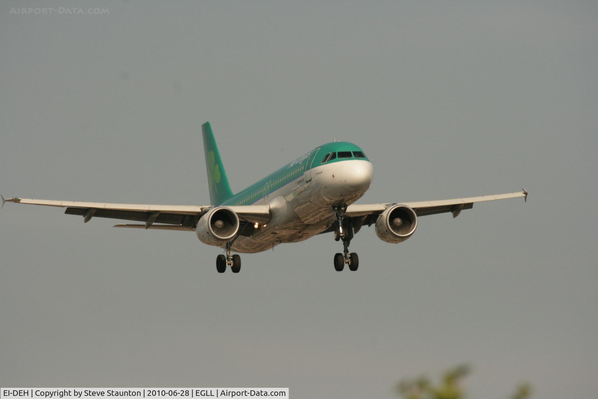 EI-DEH, 2004 Airbus A320-214 C/N 2294, Taken at Heathrow Airport, June 2010