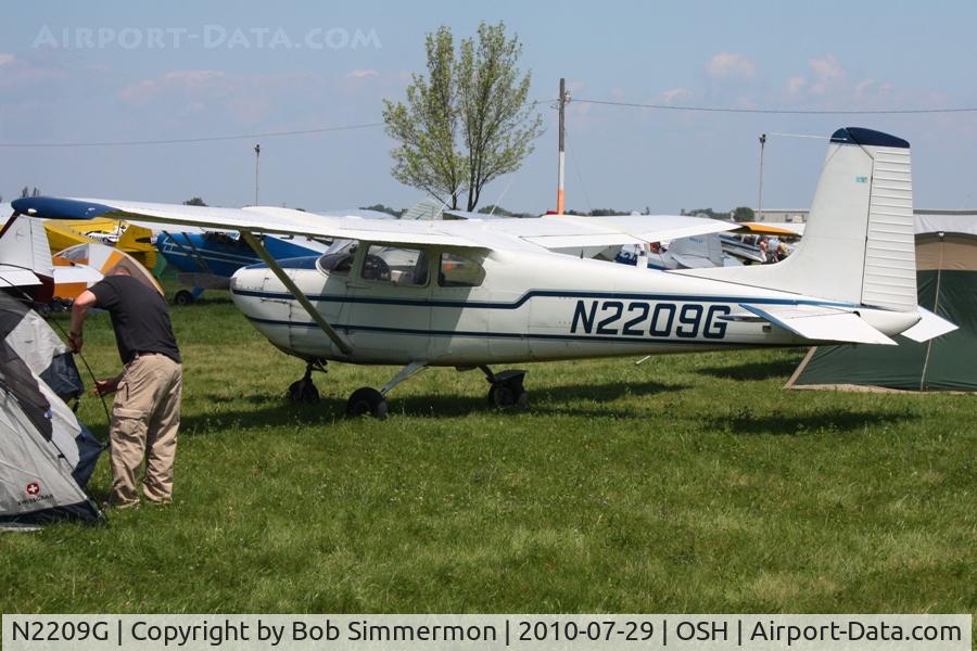 N2209G, 1958 Cessna 182A Skylane C/N 51509, Airventure 2010 - Oshkosh, Wisconsin