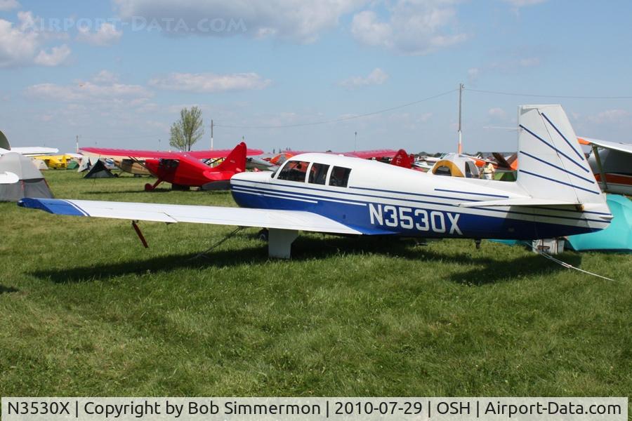 N3530X, 1966 Mooney M20F Executive C/N 670067, Airventure 2010 - Oshkosh, Wisconsin