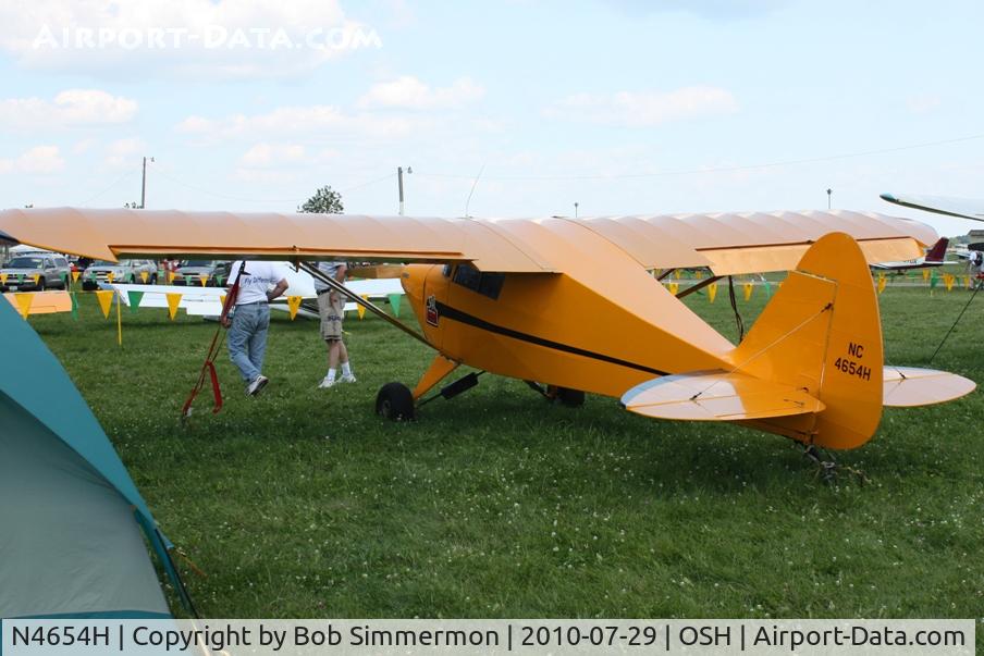N4654H, 1948 Piper PA-15 Vagabond Vagabond C/N 15-366, Airventure 2010 - Oshkosh, Wisconsin