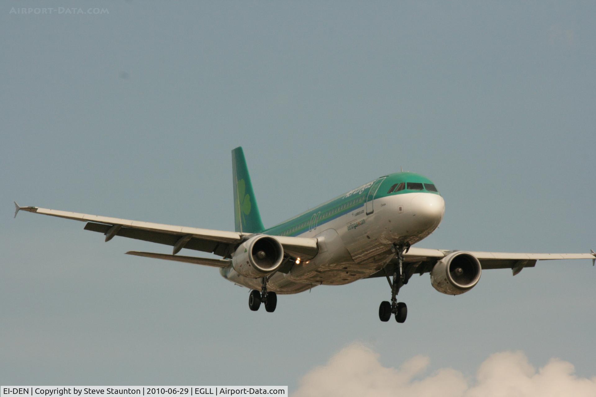 EI-DEN, 2005 Airbus A320-214 C/N 2432, Taken at Heathrow Airport, June 2010