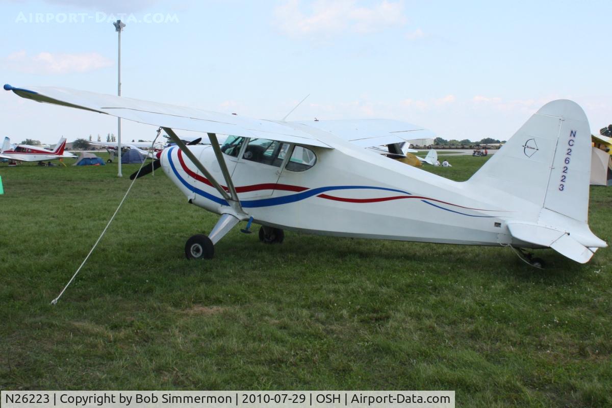 N26223, 1940 Stinson 10 C/N 7510, Airventure 2010 - Oshkosh, Wisconsin