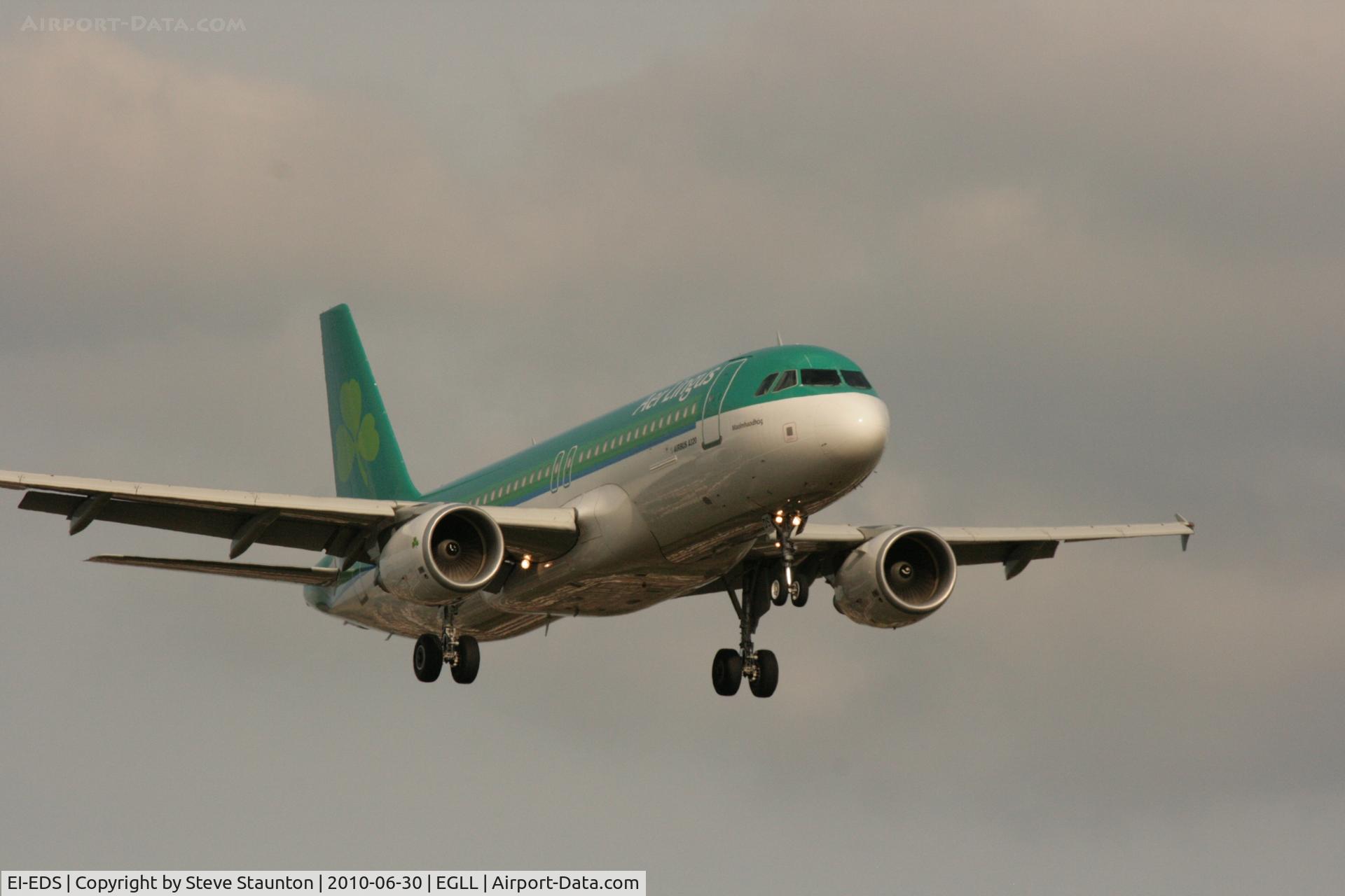 EI-EDS, 2008 Airbus A320-214 C/N 3755, Taken at Heathrow Airport, June 2010