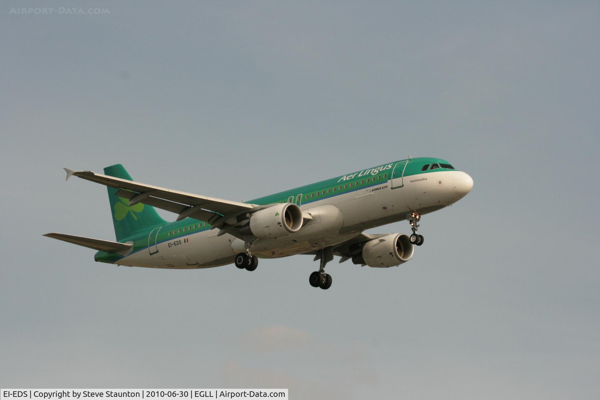EI-EDS, 2008 Airbus A320-214 C/N 3755, Taken at Heathrow Airport, June 2010