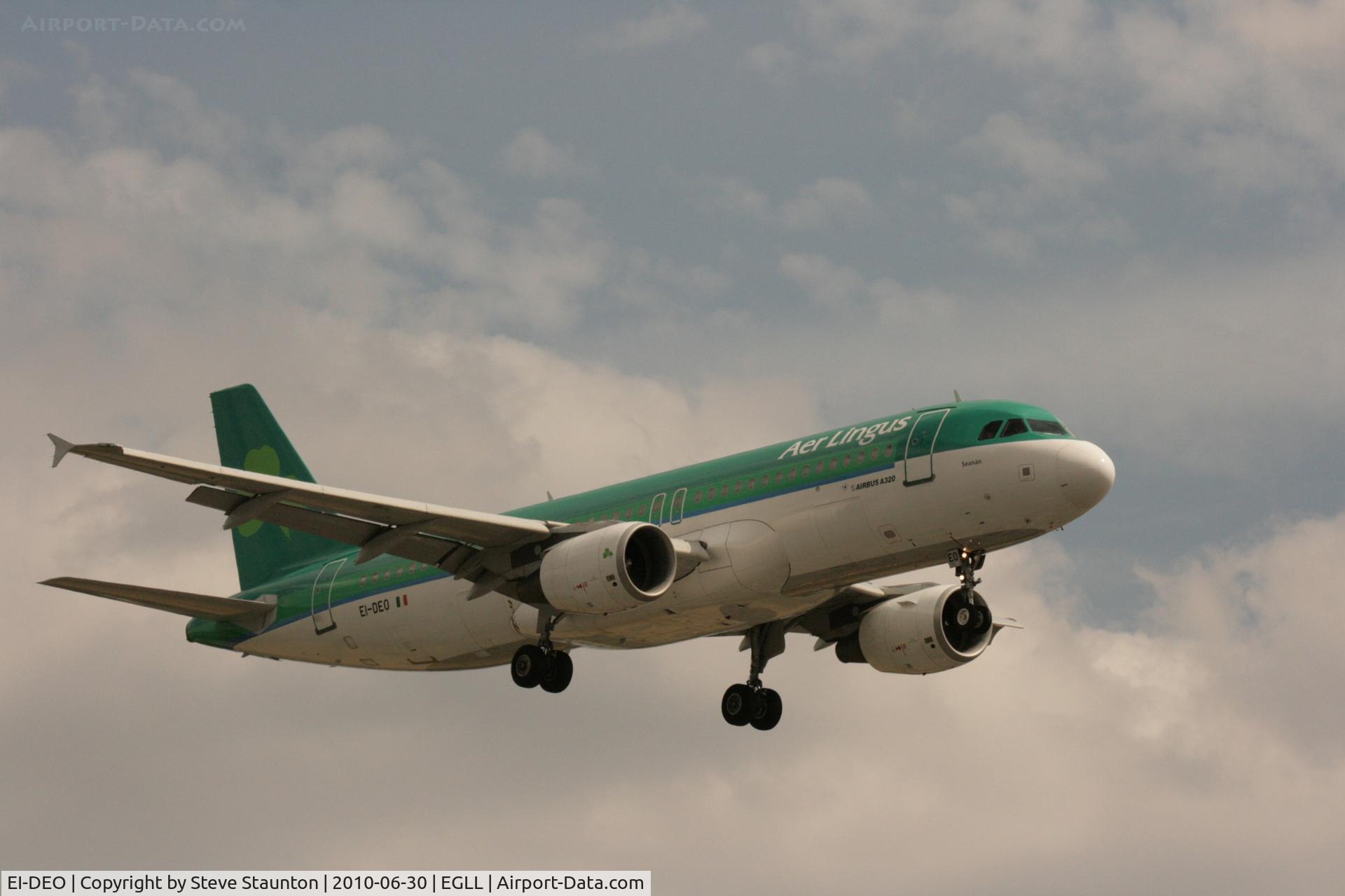 EI-DEO, 2005 Airbus A320-214 C/N 2486, Taken at Heathrow Airport, June 2010