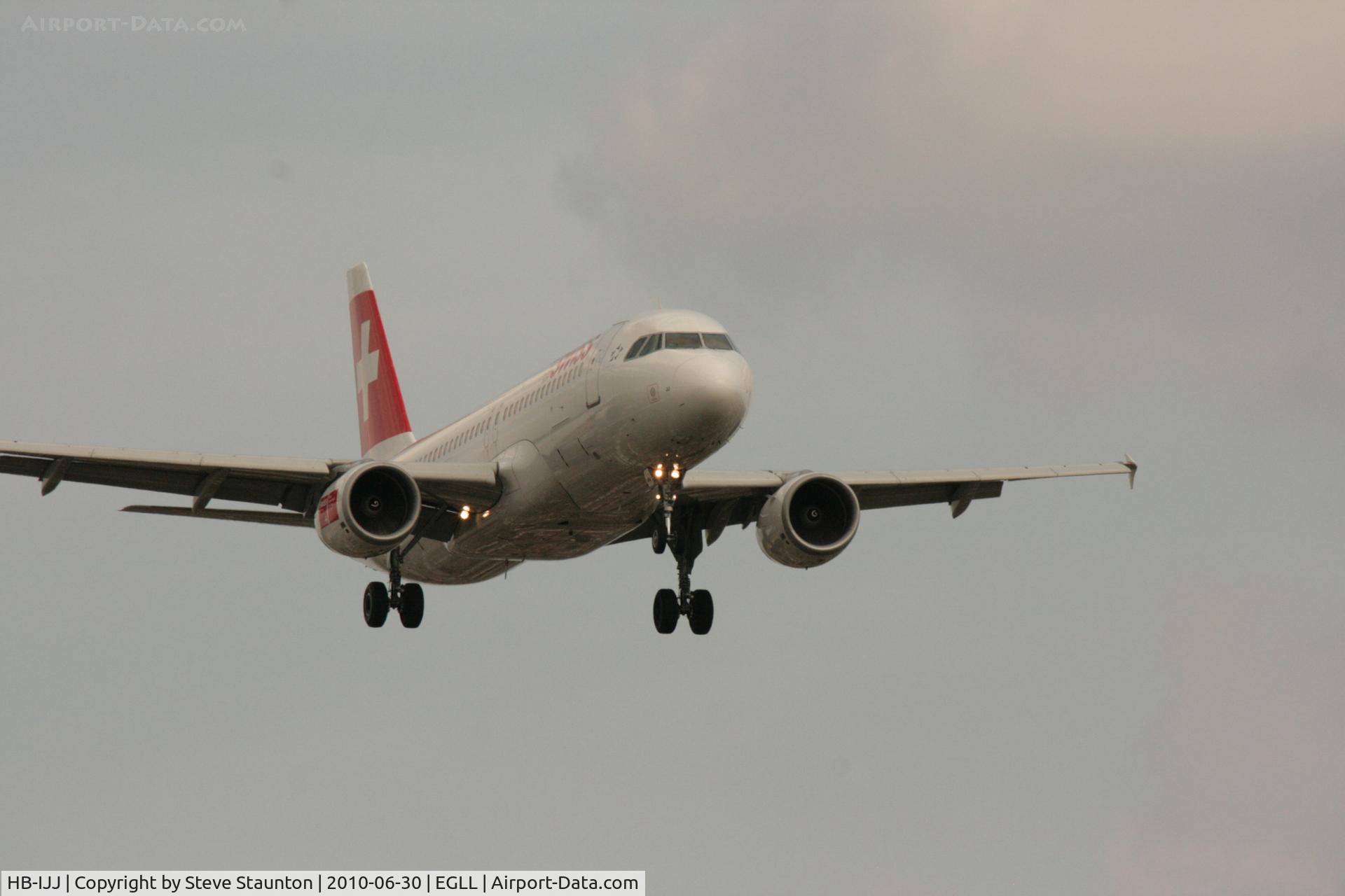HB-IJJ, 1996 Airbus A320-214 C/N 585, Taken at Heathrow Airport, June 2010