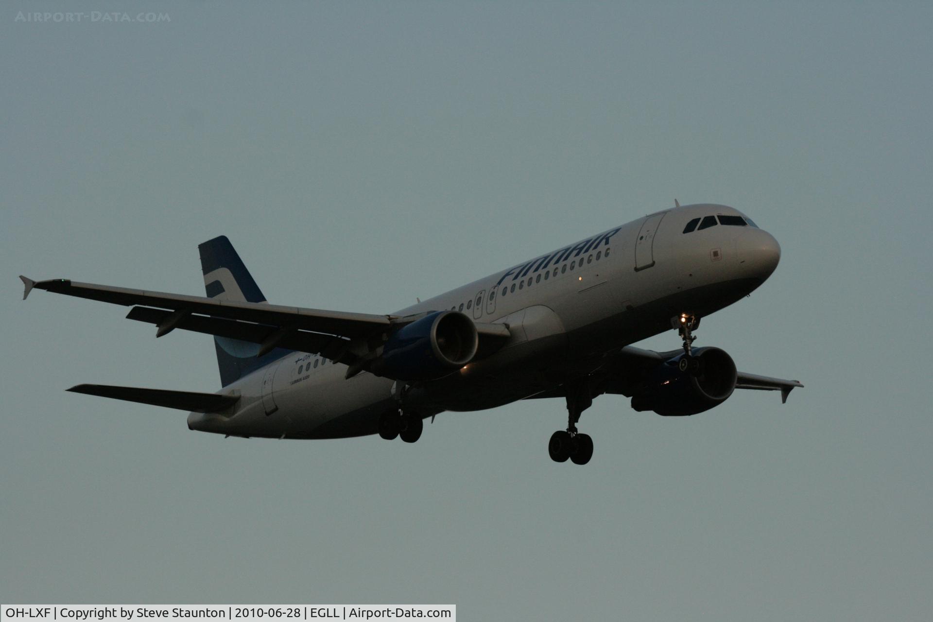 OH-LXF, 2002 Airbus A320-214 C/N 1712, Taken at Heathrow Airport, June 2010