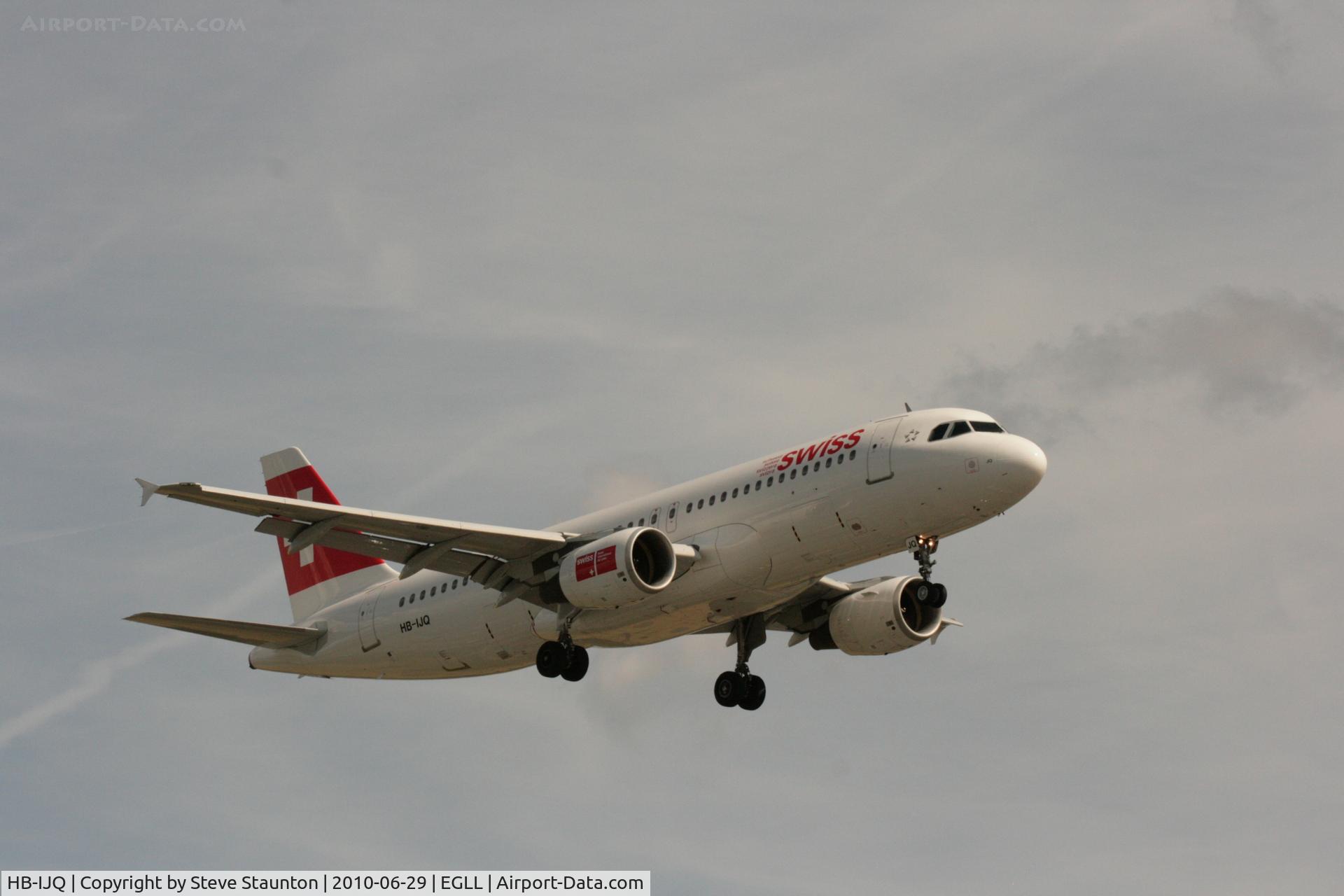HB-IJQ, 1997 Airbus A320-214 C/N 701, Taken at Heathrow Airport, June 2010