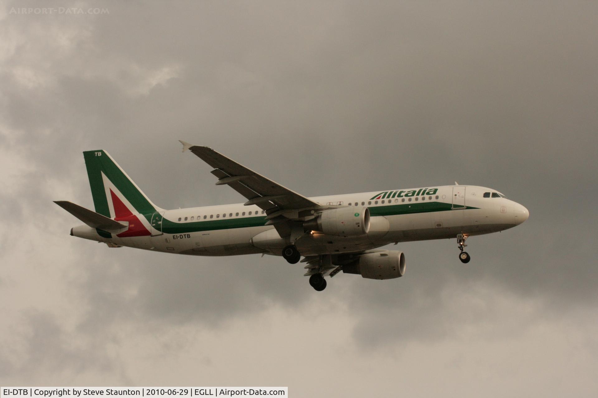 EI-DTB, 2009 Airbus A320-216 C/N 3815, Taken at Heathrow Airport, June 2010
